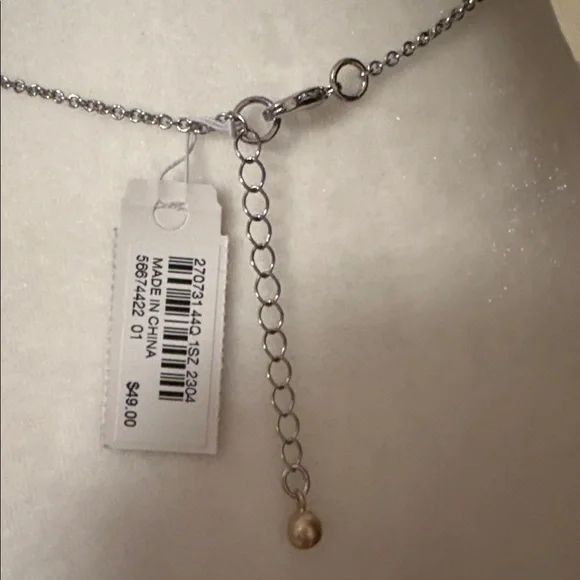 J. Jill Gold and Silver Floral Necklace - Picture 8 of 10